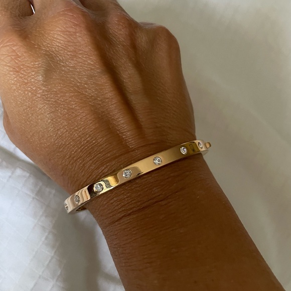 kate spade Jewelry - Kate spade bangle bracelet, only worn once